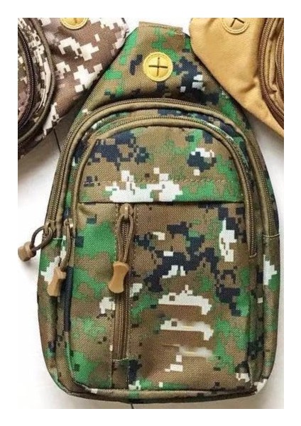 5 Yüksek Kaliteli Polyester Crossbody Çanta Mizaç Sadelik Erkek Spor Göğüs Sling Omuz Çantası (Yurt Dışından)