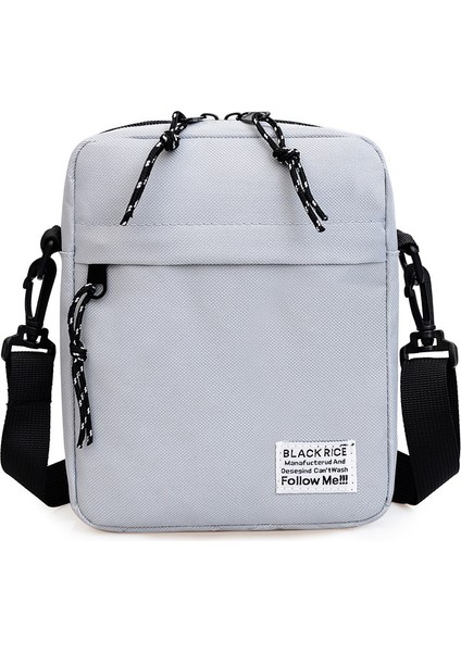 Gri Özel Logo Yüksek Kaliteli Oxford Erkek Askılı Çanta Kadın Crossbody Askılı Çanta 2023 Yeni Stil Trendy Omuz Çantası (Yurt Dışından)