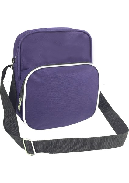 Beyaz Çok Amaçlı Hafif Yeniden Kullanılabilir Ticari Yüksek Kaliteli Sınıf 600D Oxford Crossbody Çanta Adam Uzun Tek Omuz Sling Çanta (Yurt Dışından)