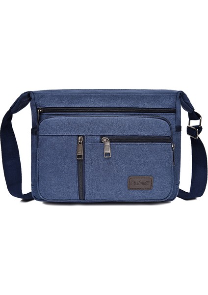 05 Çanta Lüks Postacı Çantası Moda Yüksek Kaliteli Çanta Erkek Kanvas Omuz Çantaları Rahat Tote Seyahat Erkek Crossbody (Yurt Dışından)