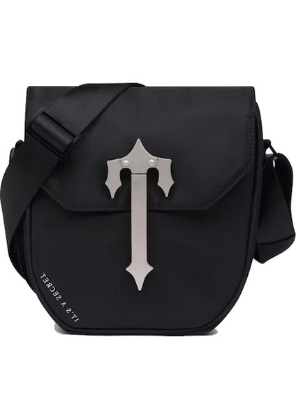 Gümüş Metal Fabrika Dropship Naylon Su Geçirmez Çanta Yansıtıcı Siyah Omuz Tuzağı Yıldız Çanta Erkek Çanta Londra Messenger Trapstar Çanta Kesesi (Yurt Dışından)