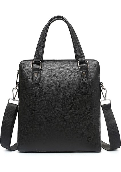 Black4 Erkek Hakiki Deri Crossbody Iş Askılı Çanta Yan Omuzdan Askili Çanta Adam Için Gerçek Inek Deri Rahat Çanta Çanta (Yurt Dışından)