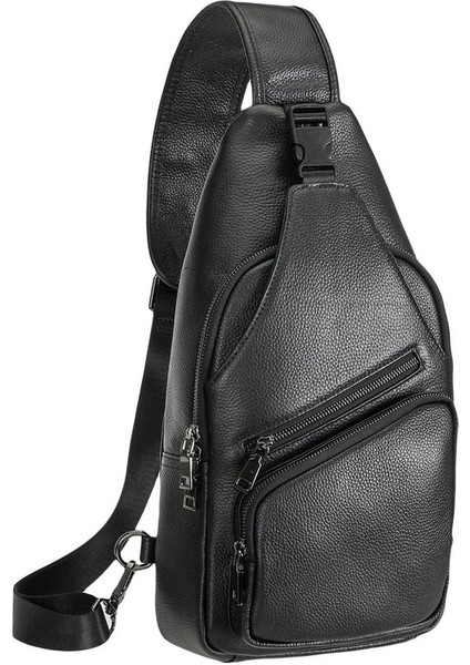 Honeydew Kit-N-Fit Yeni Moda Erkek Iş Göğüs Çanta Pu Deri Rahat Crossbody Göğüs Omuz Çantası Açık Seyahat Askılı Çanta Erkekler Için (Yurt Dışından)