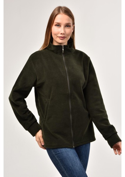 Fermuarlı Cepli Polar Mont