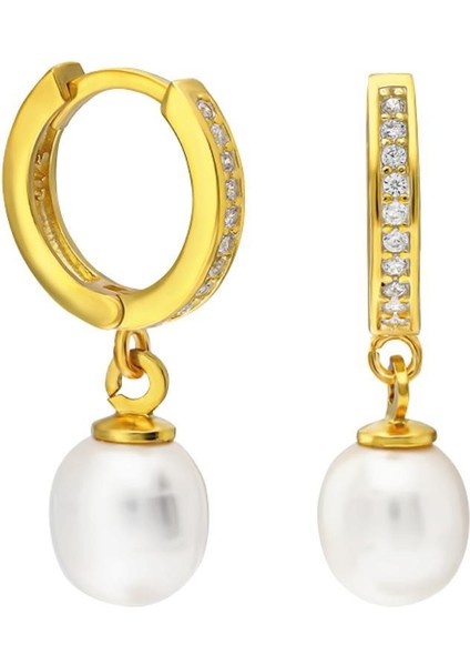 Incili Halka Küpeler