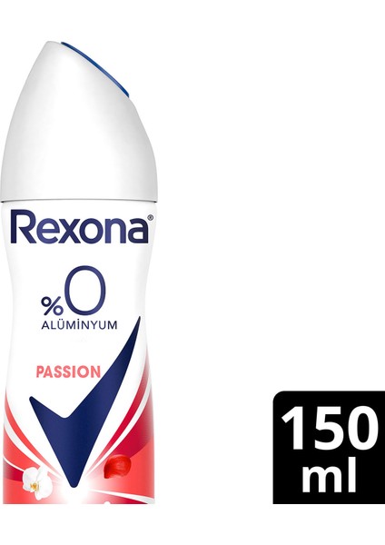 Kadın Sprey Deodorant Passion %0 Alüminyum 150 ml