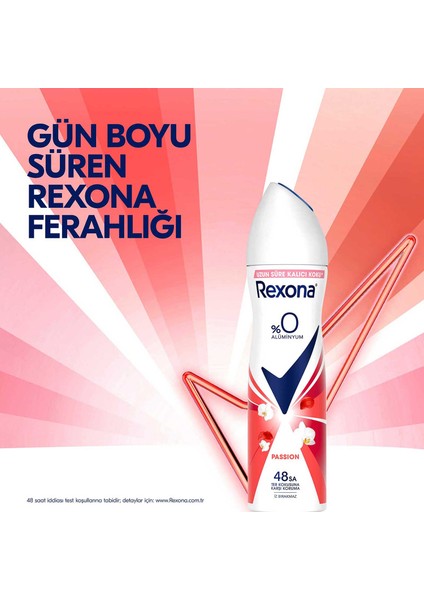 Kadın Sprey Deodorant Passion %0 Alüminyum 150 ml