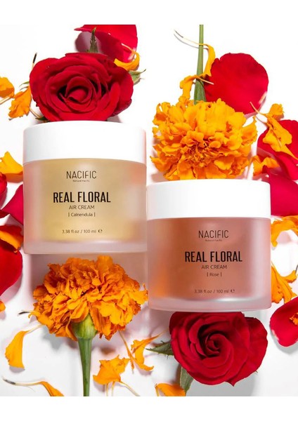 Real Floral Air Cream Calendula 100ML - Nemlendirici ve Canlandırıcı Krem