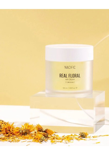 Real Floral Air Cream Calendula 100ML - Nemlendirici ve Canlandırıcı Krem