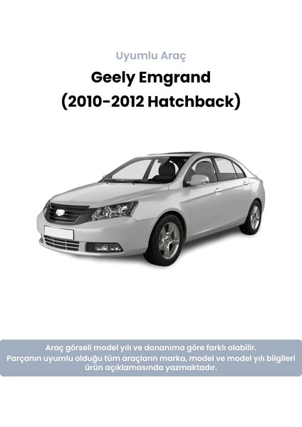 Geely Emgrand Sağ Stop Lambası (2010-2012 Hatchback)