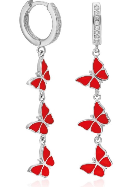 Sıralı Kelebek Küpeleri fiyatları