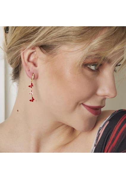 Sıralı Kelebek Küpeleri indirimleri