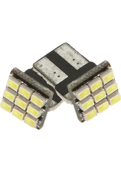 LED Ampül 12V T10 9 LED Mavi