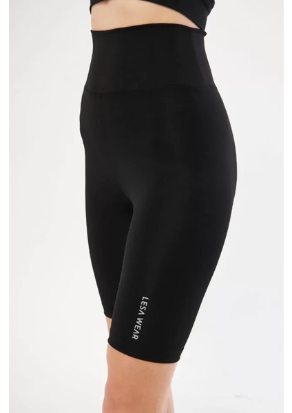 Yüksel Bel Dalgıç Biker Şort - Siyah fiyatları