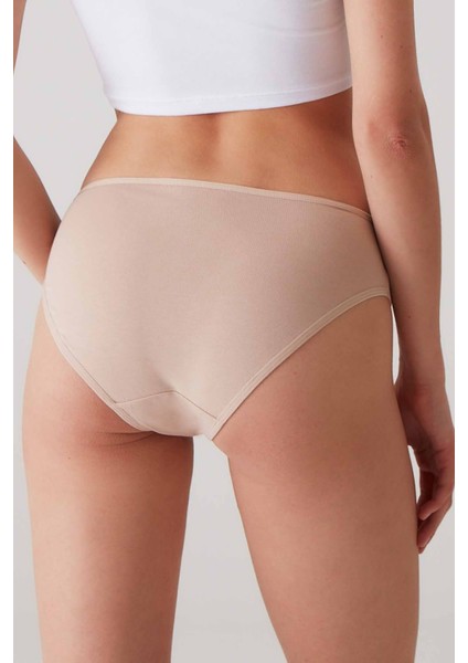 5'li Ekonomik Paket 2956 Normal Bel Rahat Kalıp Pamuklu Classic Basic Standart Külot