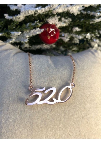 520 Acil Para Sekansı Rose Renk 925 Ayar Gümüş Sevgiliye Eşe Arkadaşa Hediye Kolye fırsatları