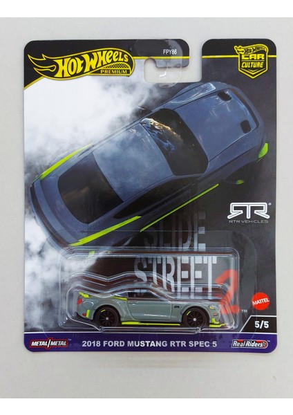 Premium Slide Street 2 2018 Ford Mustang Rtr Spec 5 Model Araba
