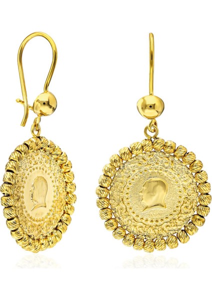 Dorika Çeyrekli Küpeler