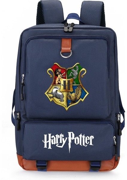 Qjqian Harry Potter Sırt Çantası Büyük Kapasiteli Öğrenci Okul Çantası (Yurt Dışından)