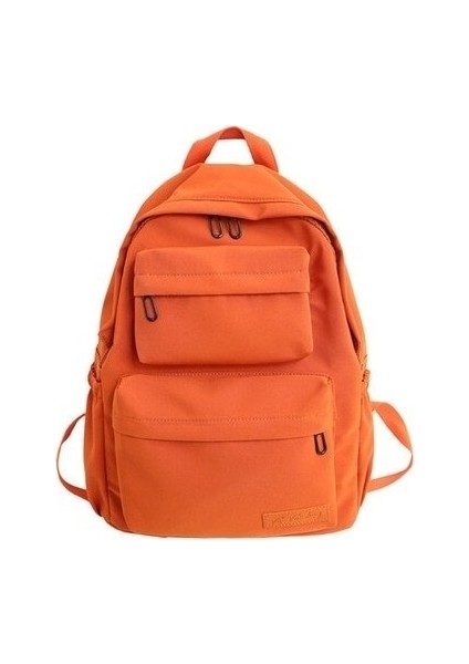 Su Geçirmez Naylon Çok Cepli Büyük Kapasiteli Sırt Çantası - Siyah (Yurt Dışından)