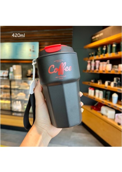 Çift Katmanlı Yalıtımlı Paslanmaz Çelik Kahve Termosu (Yurt Dışından)