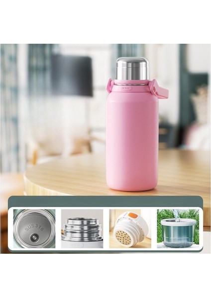 Yalıtımlı Fincan King Kong Fincan Büyük Kapasiteli Erkek Fincan Kız Çay Bardağı Çocuk 316 Paslanmaz Çelik Taşınabilir Taşıma (Yurt Dışından)