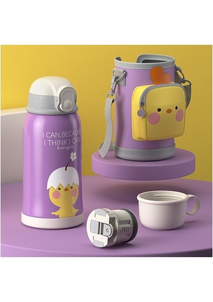 550ML Akıllı Unicorn Yalıtım Fincan Saman Seyahat Kahve Fincanı Paslanmaz Çelik Ofis Iş Hediye Süt Bardağı (Yurt Dışından)