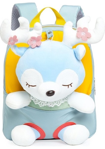 Karikatür Peluş Geyik Küçük Çocuk Sırt Çantası - Pembe (Yurt Dışından)