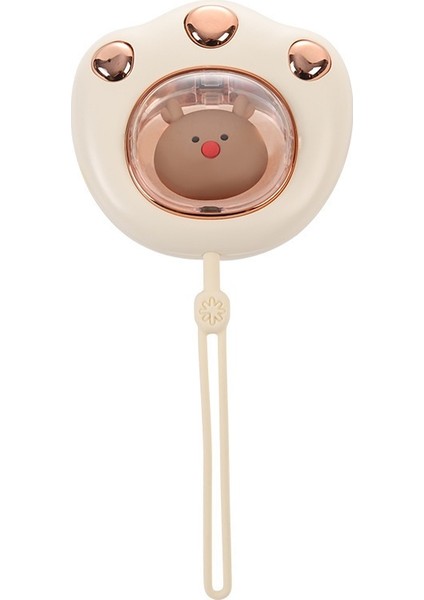 USB Şarj Edilebilir 2400MAH Mini Taşınabilir Kedi Patisi El Isıtıcı - Beyaz (Yurt Dışından)