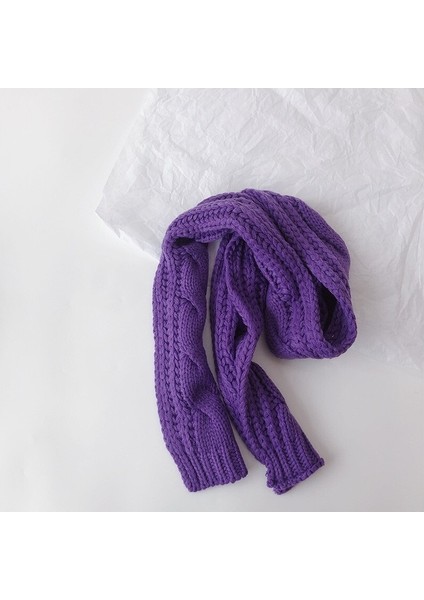 Yumuşak ve Sıcak Tutan Örgü Atkı (Yurt Dışından)