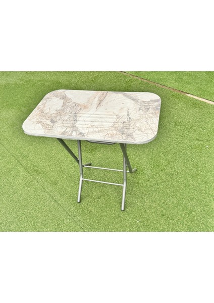 Eminhome Katlanır Masa Mermer Desen 50X60 cm
