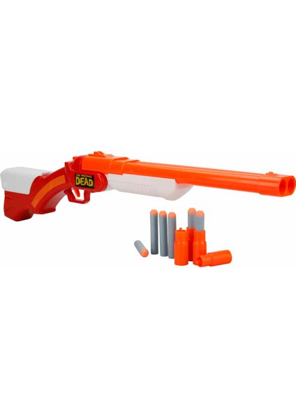 Air Warriors The Walking Dead Rick S Shotgun 6 Mermili Sünger Dart Atan Silah 66 cm