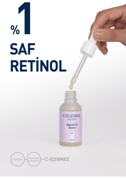 Kırışık Karşıtı Rena Retinol Cilt Yenileyici Bakım Serumu 30 ml