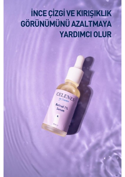 Kırışık Karşıtı Rena Retinol Cilt Yenileyici Bakım Serumu 30 ml