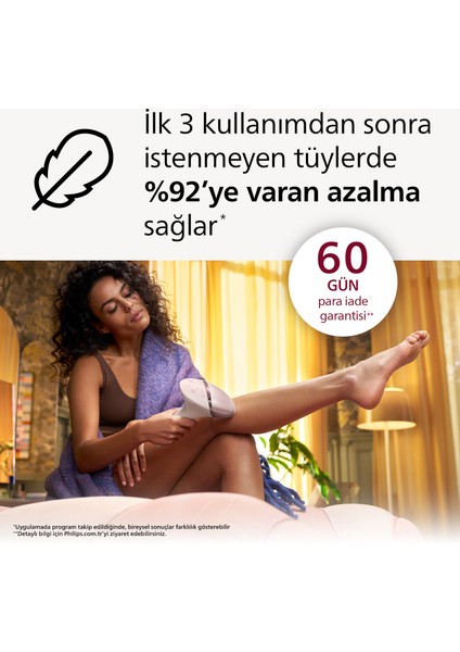 Lumea BRI950/00 Lumea Lazer Epilasyon IPL Tüy Alma Cihazı Yüz+Vücut+Hassas Bölge Kullanımı,Kablolu/Kablosuz Kullanım