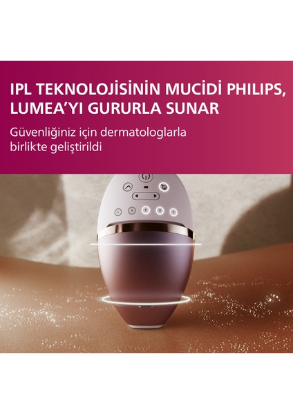 Lumea BRI950/00 Lumea Lazer Epilasyon IPL Tüy Alma Cihazı Yüz+Vücut+Hassas Bölge Kullanımı,Kablolu/Kablosuz Kullanım