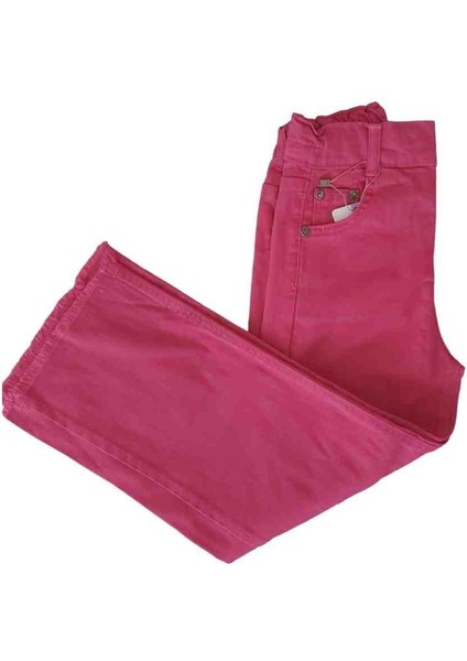 Beli Lastikli Ön Pat Detaylı Jeans Pantolon