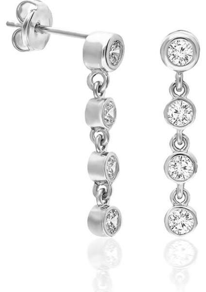 Zirkon Taşlı Asılı Küpeler fiyatları