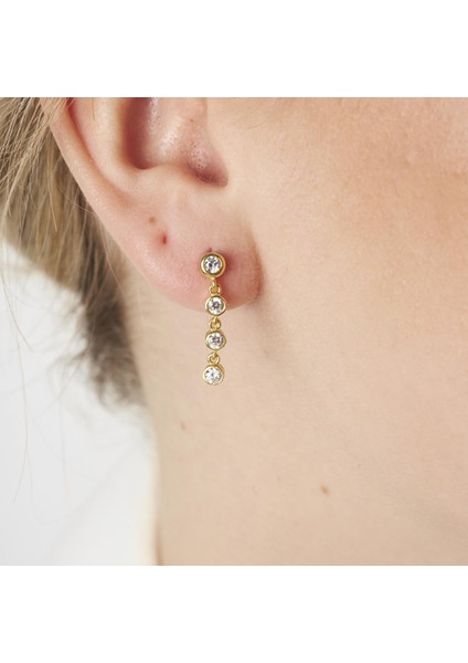 Zirkon Taşlı Asılı Küpeler modelleri