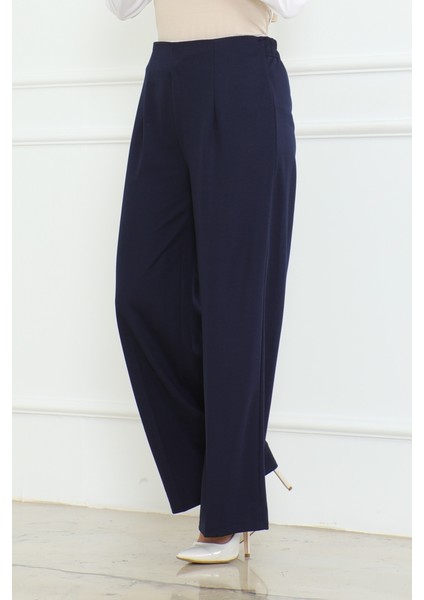 Palazzo Scuba Pantolon 866 - Lacivert modelleri