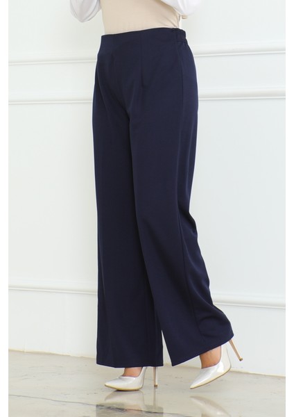 Palazzo Scuba Pantolon 866 - Lacivert indirimleri