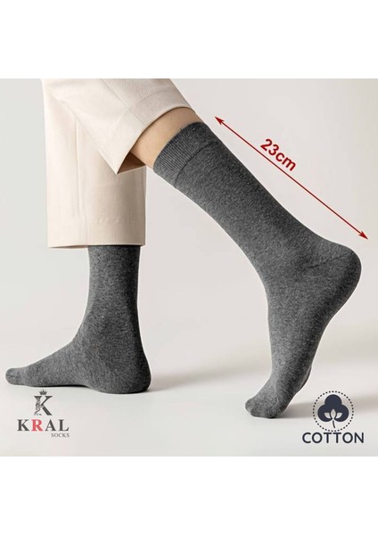 Kral Socks Yazlık Penye Erkek Orta Uzun Çorap (12 Adet) Parfümlü