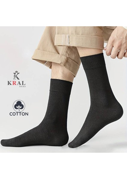 Kral Socks Yazlık Penye Erkek Orta Uzun Çorap (12 Adet) Parfümlü