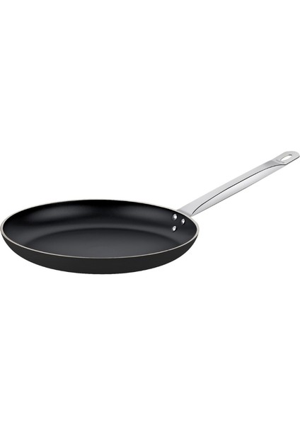 22 cm Bistro Krep Tava, Horeca Non-Stick Krep Omlet Tavası 22 cm (Çelik Boru Kulp)