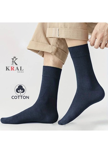 Kral Socks Yazlık Penye Erkek Orta Uzun Çorap (12 Adet) Parfümlü