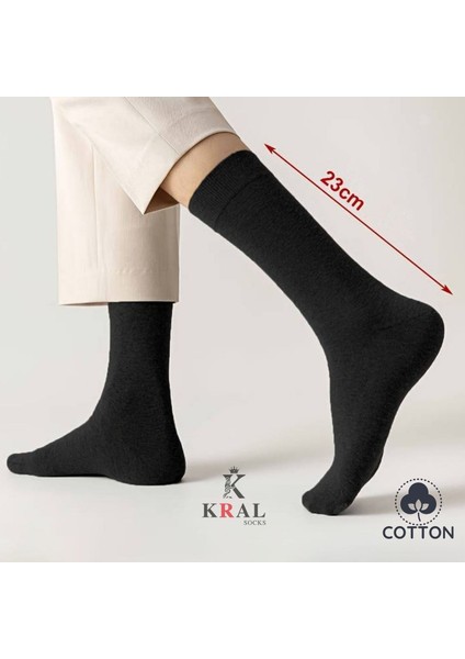 Kral Socks Yazlık Penye Erkek Orta Uzun Çorap (12 Adet) Parfümlü