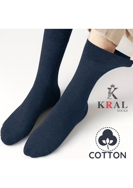 Kral Socks 10 Adet Yazlık Penye Erkek Orta Uzun Çorap Parfümlü