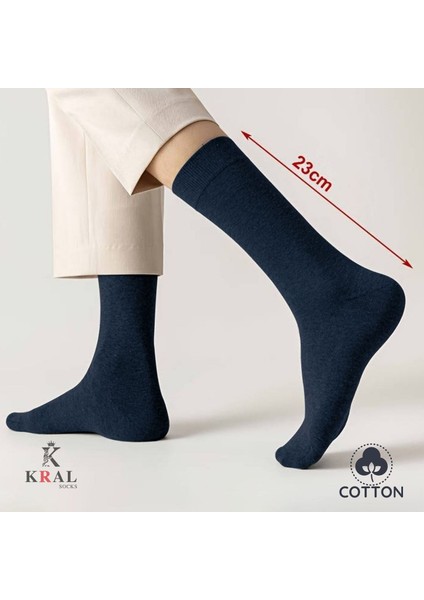 Kral Socks 10 Adet Yazlık Penye Erkek Orta Uzun Çorap Parfümlü