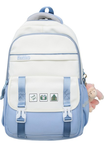 Lise Öğrencileri Için Okul Çantaları, Ortaokul Öğrencileri Için Basit Sırt Çantaları, Hafif, Sevimli ve Çok Yönlü, Büyük Kapasiteli Öğrenci Sırt Çantaları (Yurt Dışından)