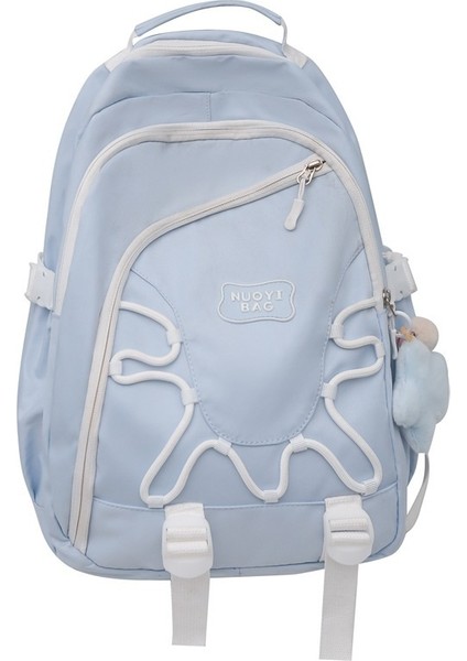 Kontrast Renkli Sırt Çantası, Güzel Görünümlü Niş Öğrenci Okul Çantası, Büyük Kapasiteli, Çok Bölmeli, Hafif Kız Sırt Çantası (Yurt Dışından)